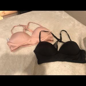 Two Victoria’s Secret Wireless, Padded Demi Bras